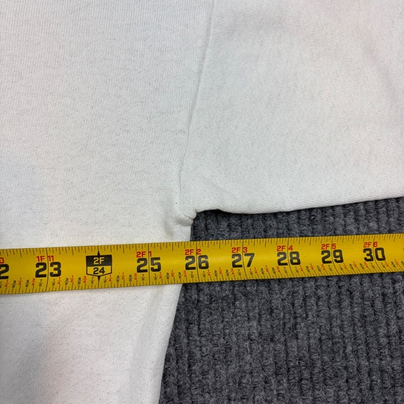 Vintage Looney Tunes Sweatshirt Men's XL White Long Sleeve Double Sided Rare - Picture 7 of 9